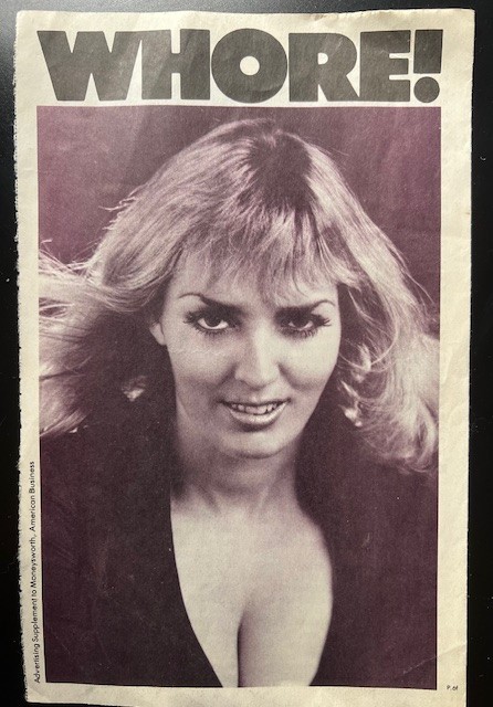 1976 Xaviera Hollander Supersex Promo WHORE Adult Advertising Insert / Scarce