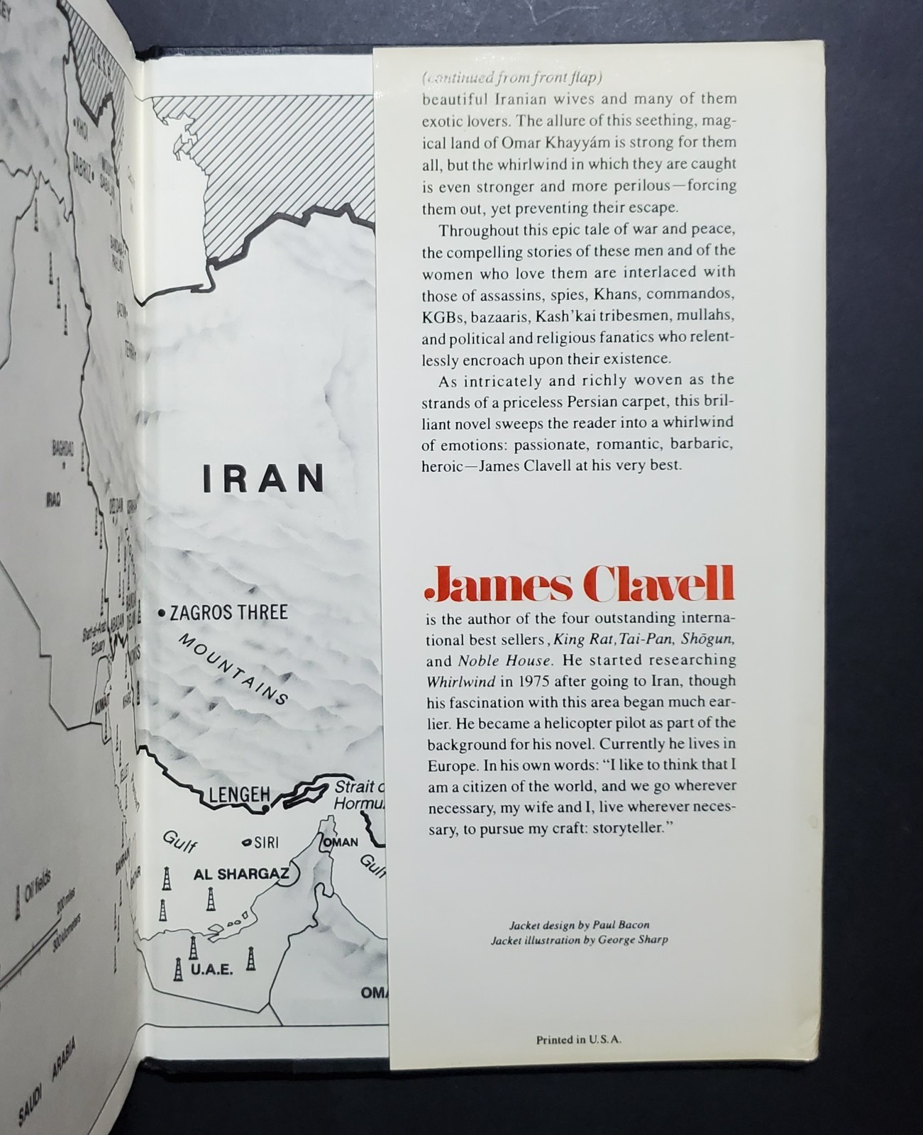 James Clavell Whirlwind– 2 Volume Set (1986 BCE Hardcovers w/Dust Jackets)