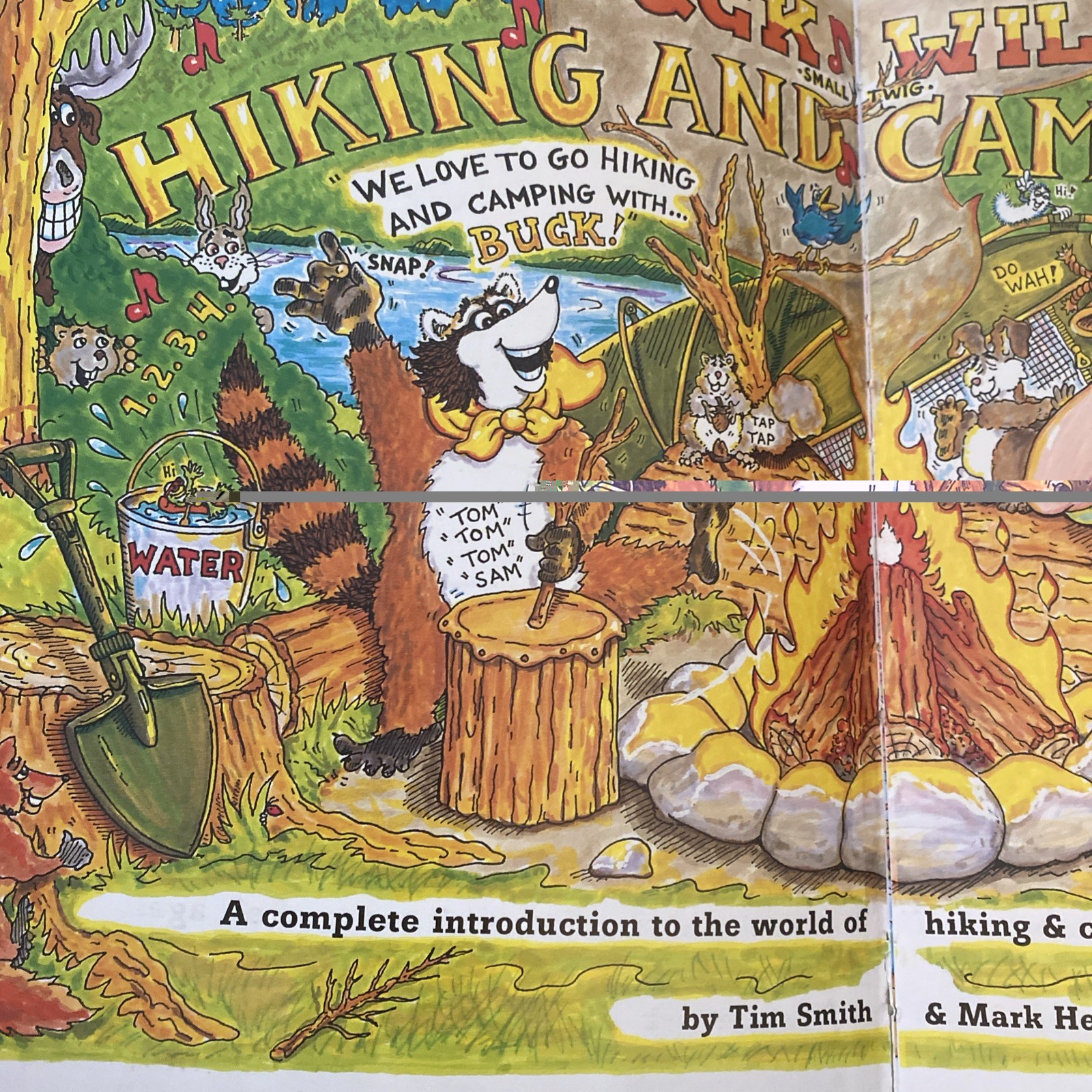 SIGNED Buck Wilder’s Small Twig Hiking & Camping Guide 1997 PB Tim Smith Ex Lib