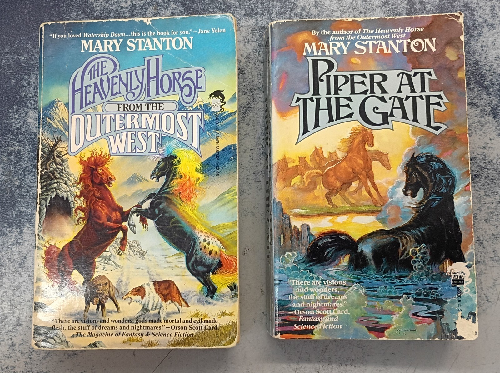 The Heavenly Horse from the Outermost West & Piper at the Gate Mary Stanton Baen