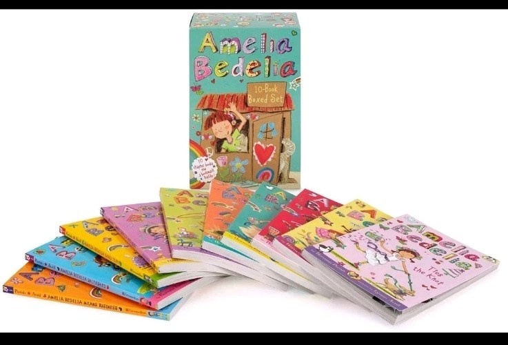 Amelia Bedelia 10 Book Boxed Set Paperback Herman Parish Complete- VERY GOOD