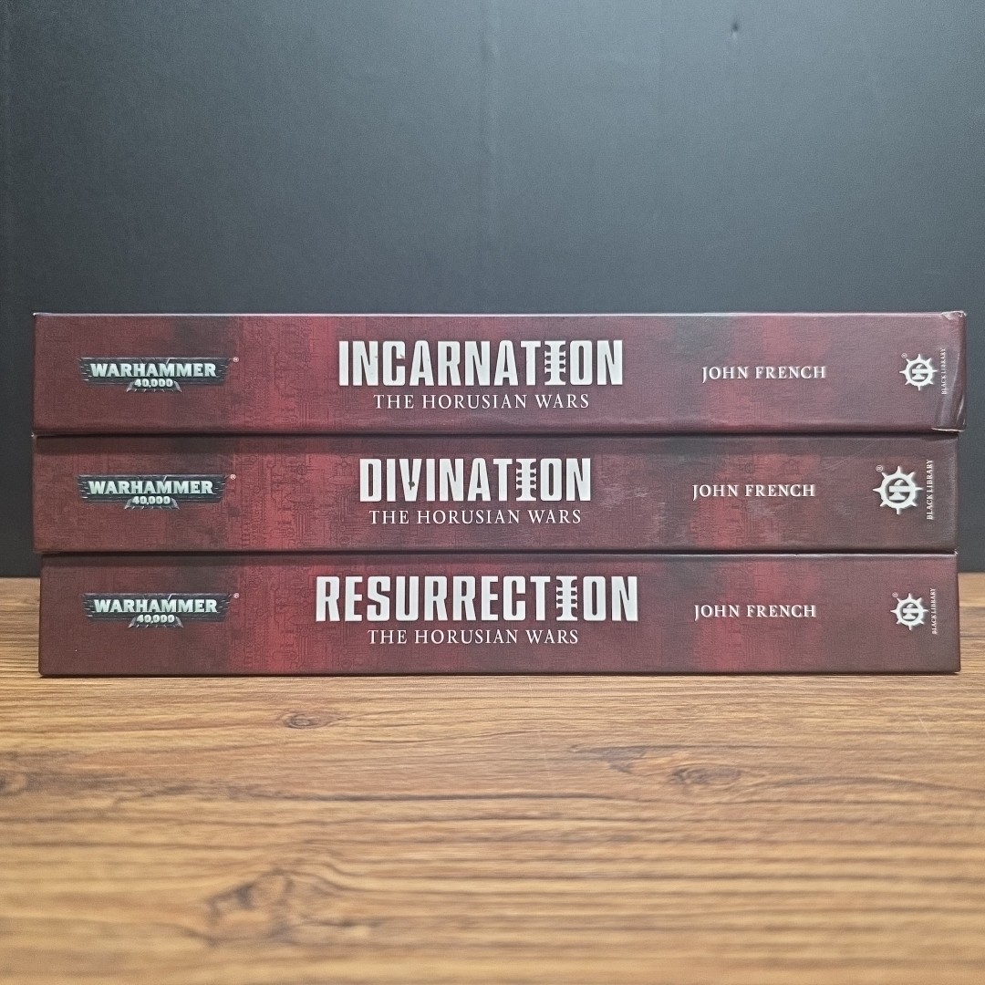 3x SET Warhammer 40K The Horusian Wars: Incarnation, Divination, Resurrection HC