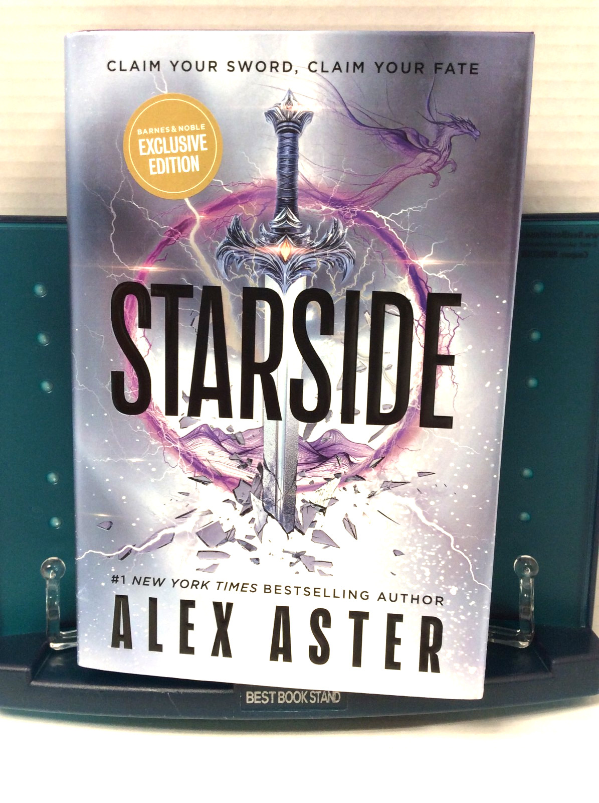 STARSIDE hc Alex Aster Barnes and Noble Exclusive FIRST EDITION Sprayed Edges