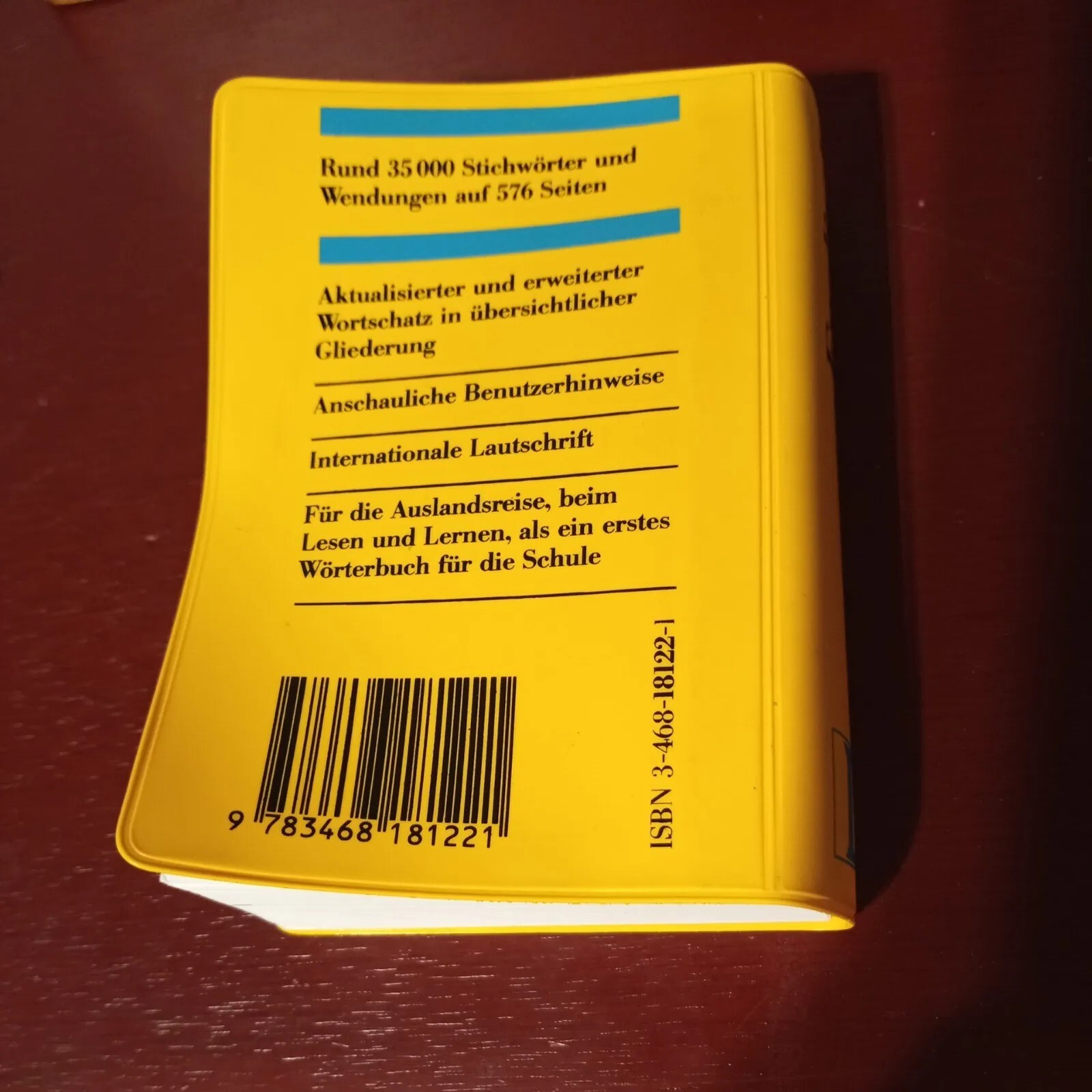GERMAN LANGENSCHEIDTS UNIVERSAL WORTERBUCH ENGLISCH DEUTSCH Pocket Dictionary