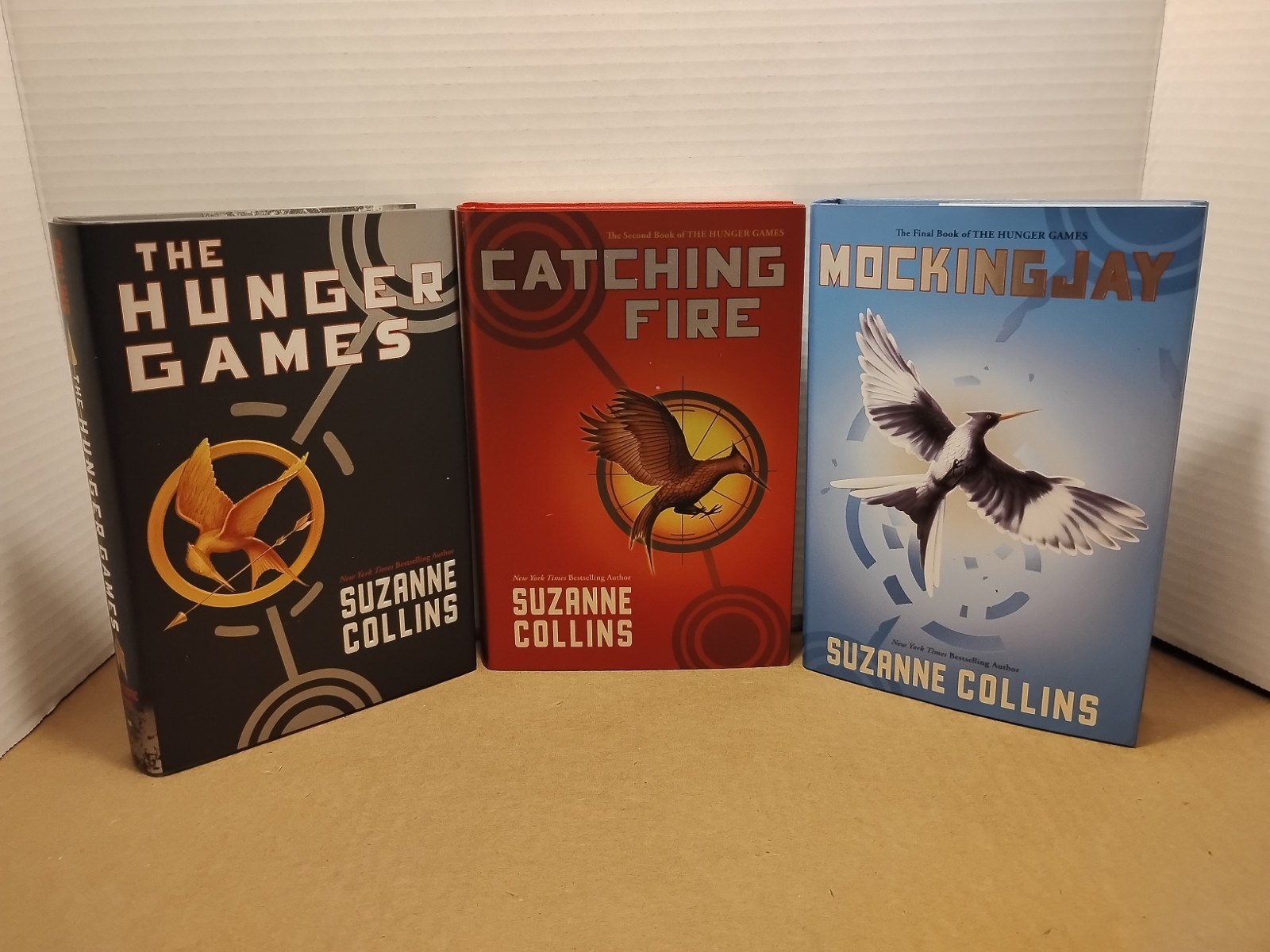 The Hunger Games Trilogy Boxed Set by Suzanne Collins – (3) Hardcovers w/ DJ