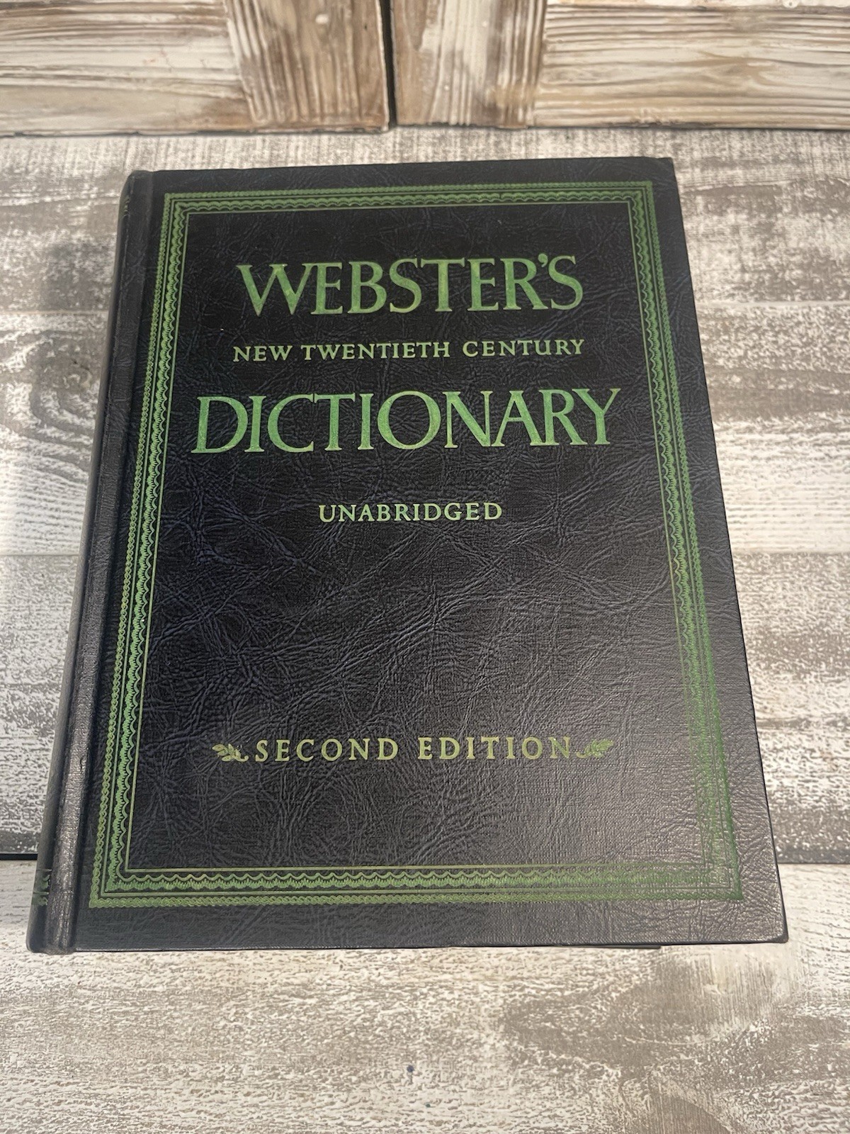 Webster’s New Twentieth Century Dictionary, Unabridged, Second Edition 1957