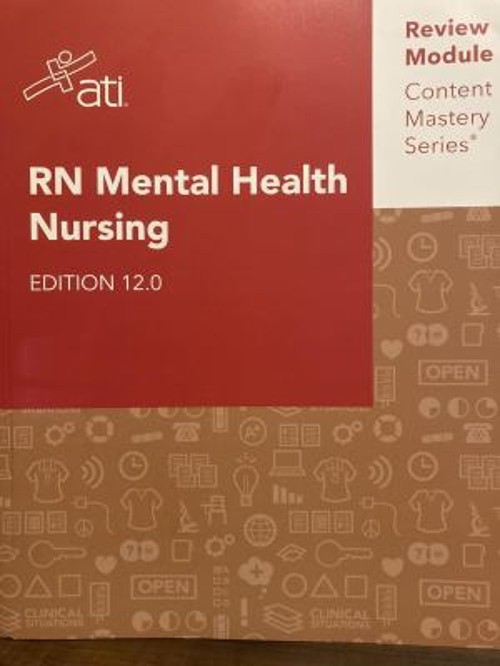 RN Mental Health Nursing Edition 12.0 : Content Mastery Series Re
