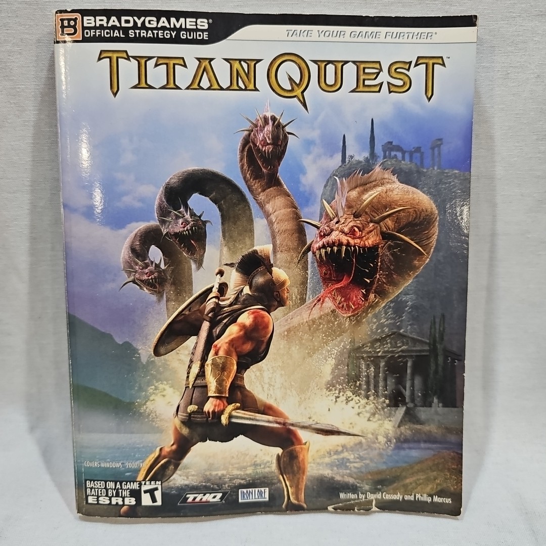 Titan Quest Official Strategy Guide (PC Game Books) With Mini Poster