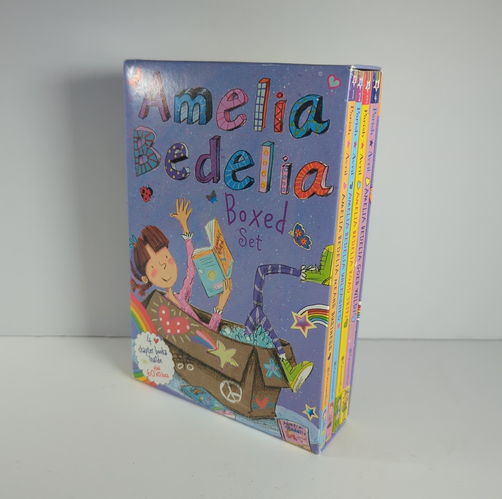 Amelia Bedelia Chapter Book Box Set Books 1-4 Herman Parish Kids Childrens