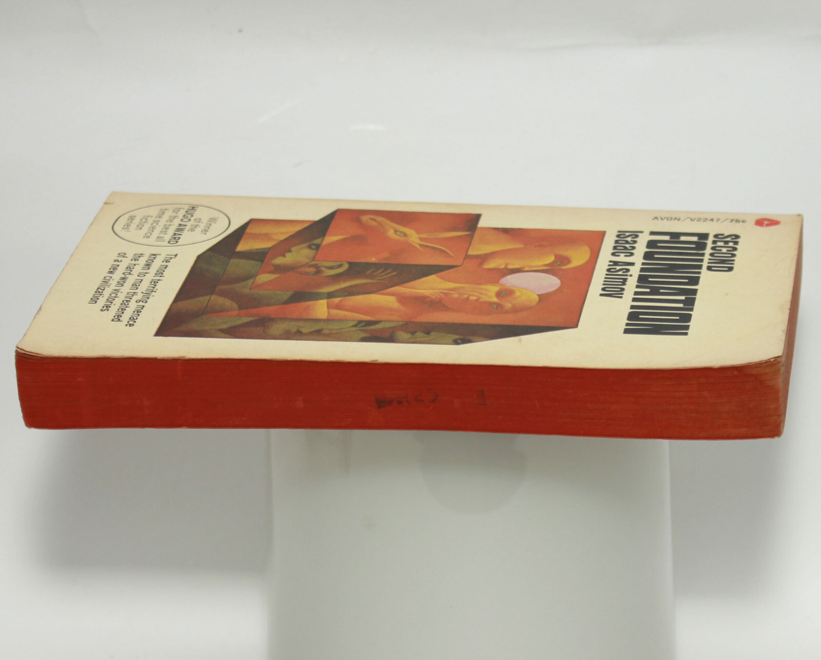 Isaac Asimov SECOND FOUNDATION Avon 1969 6th Printing Vintage SF PB Hugo Winner