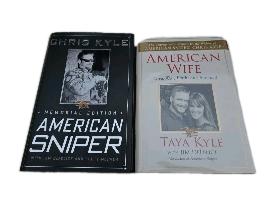 TAYA KYLE American Wife 1ST EDITION & American Sniper Chris Kyle 1st Edit