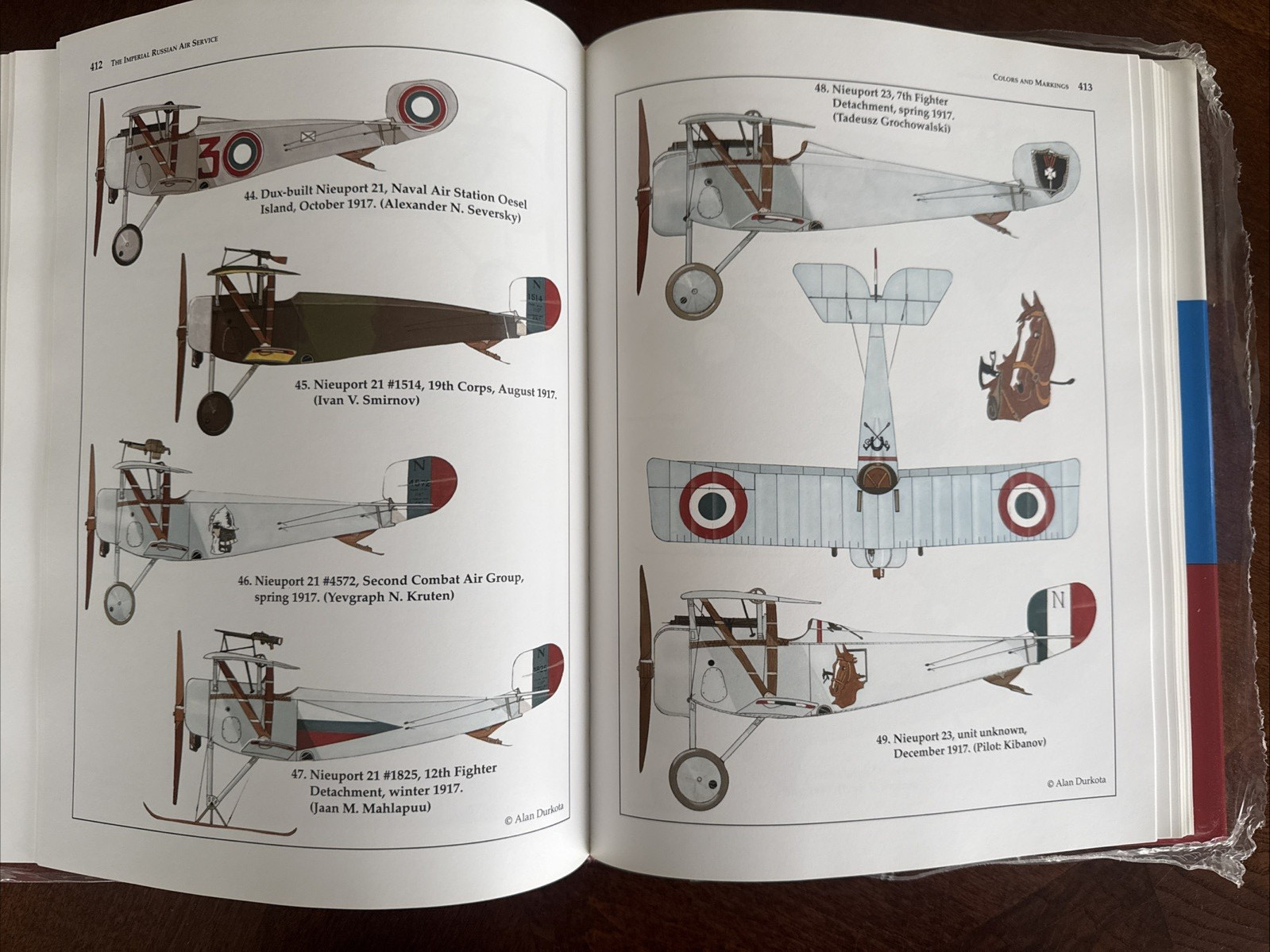 Imperial Russian Air Service Famous Pilots and Aircraft World War I WW1 1995 HC