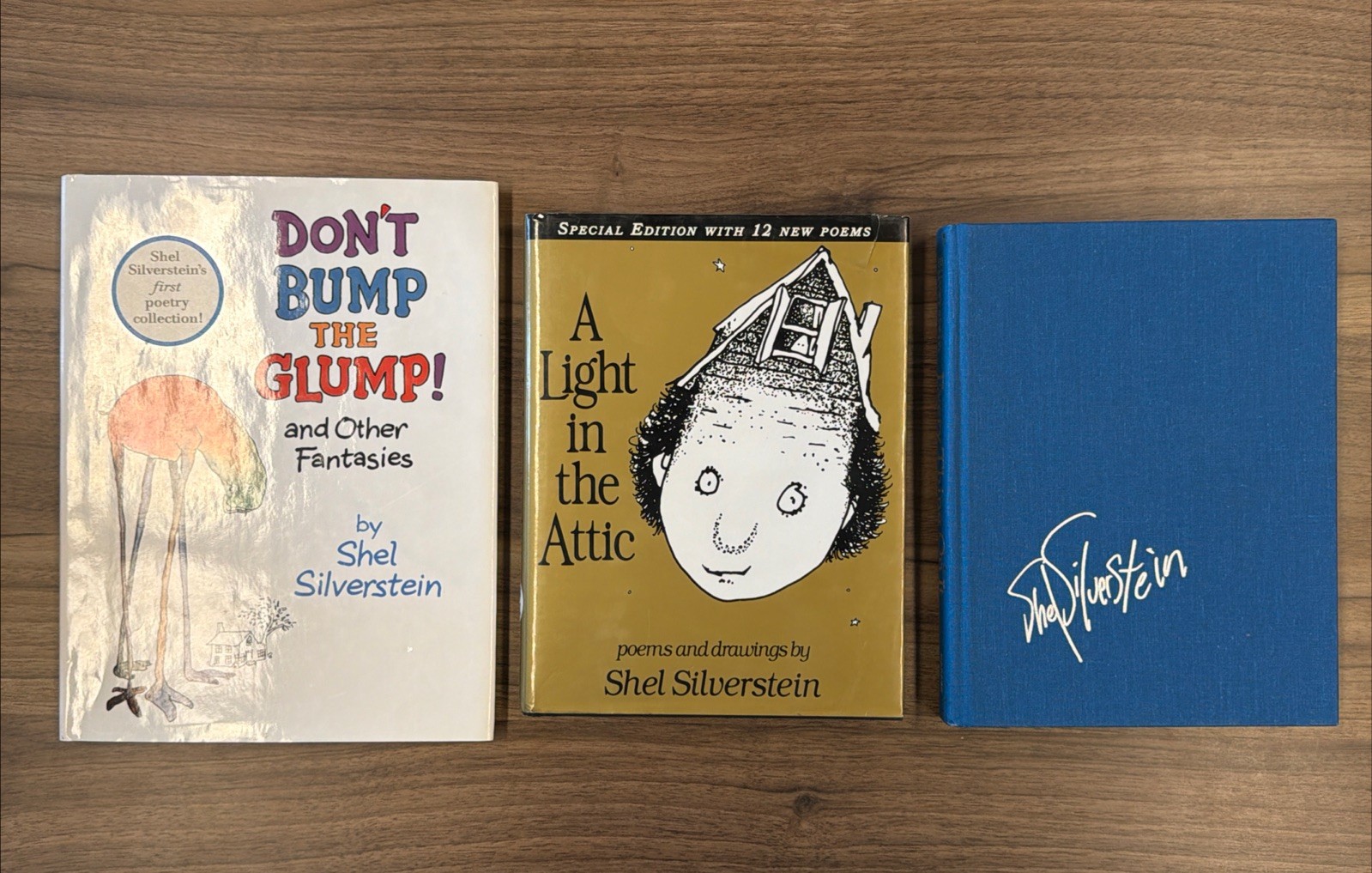 Lot of 3 Shel Silverstein Hardcover Books