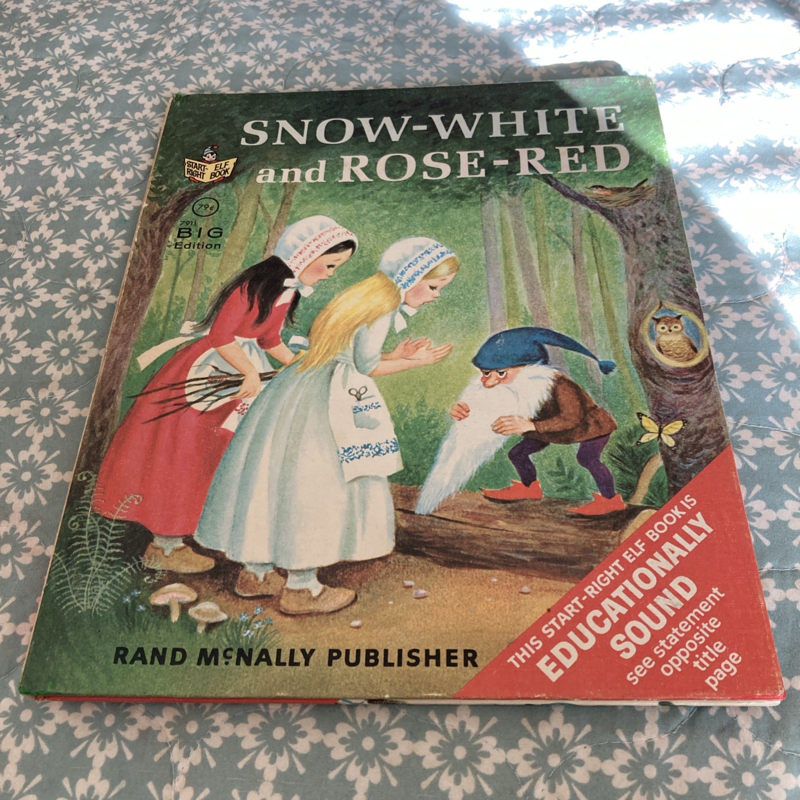 Snow-White and Rose-Red 1967 Start-Right Elf Book Checkerboard Press