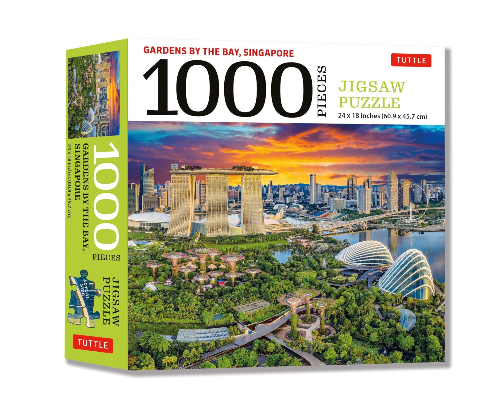 Singapore’s Gardens by The Bay – 1000 Piece Jigsaw Puzzle: (Finished Size 24 in