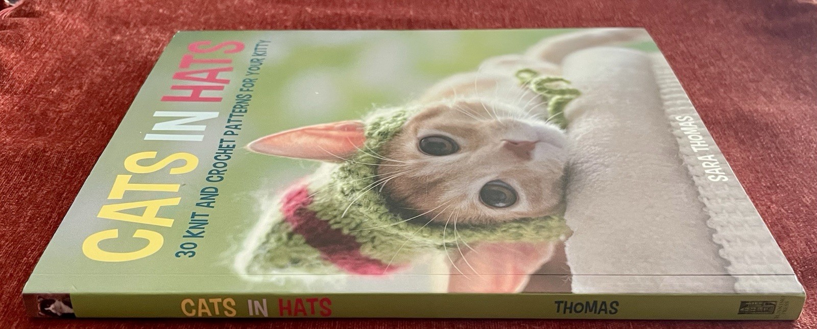 Cats in Hats: 30 Knit & Crochet Patterns for Your Kitty- Sara Thomas EUC PB 2015