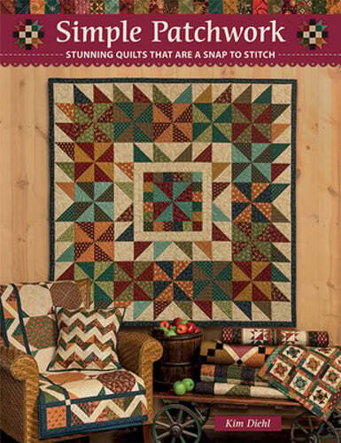 Simple Patchwork: Stunning Quilts That Are a Snap to Stitch by Kim Diehl: Used