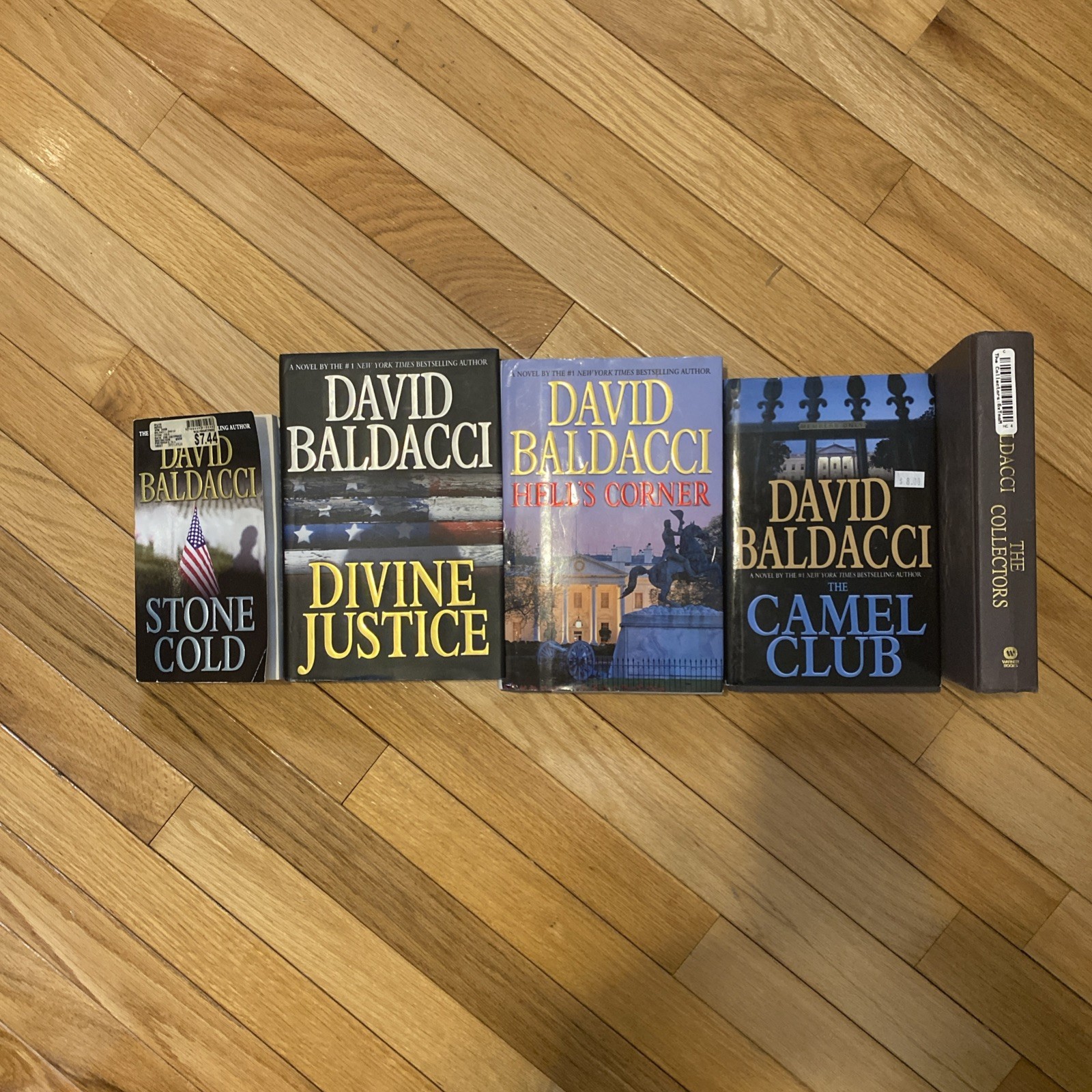 DAVID BALDACCI Lot of 4 Hard Cover and 1 Paperback The Camel club Series
