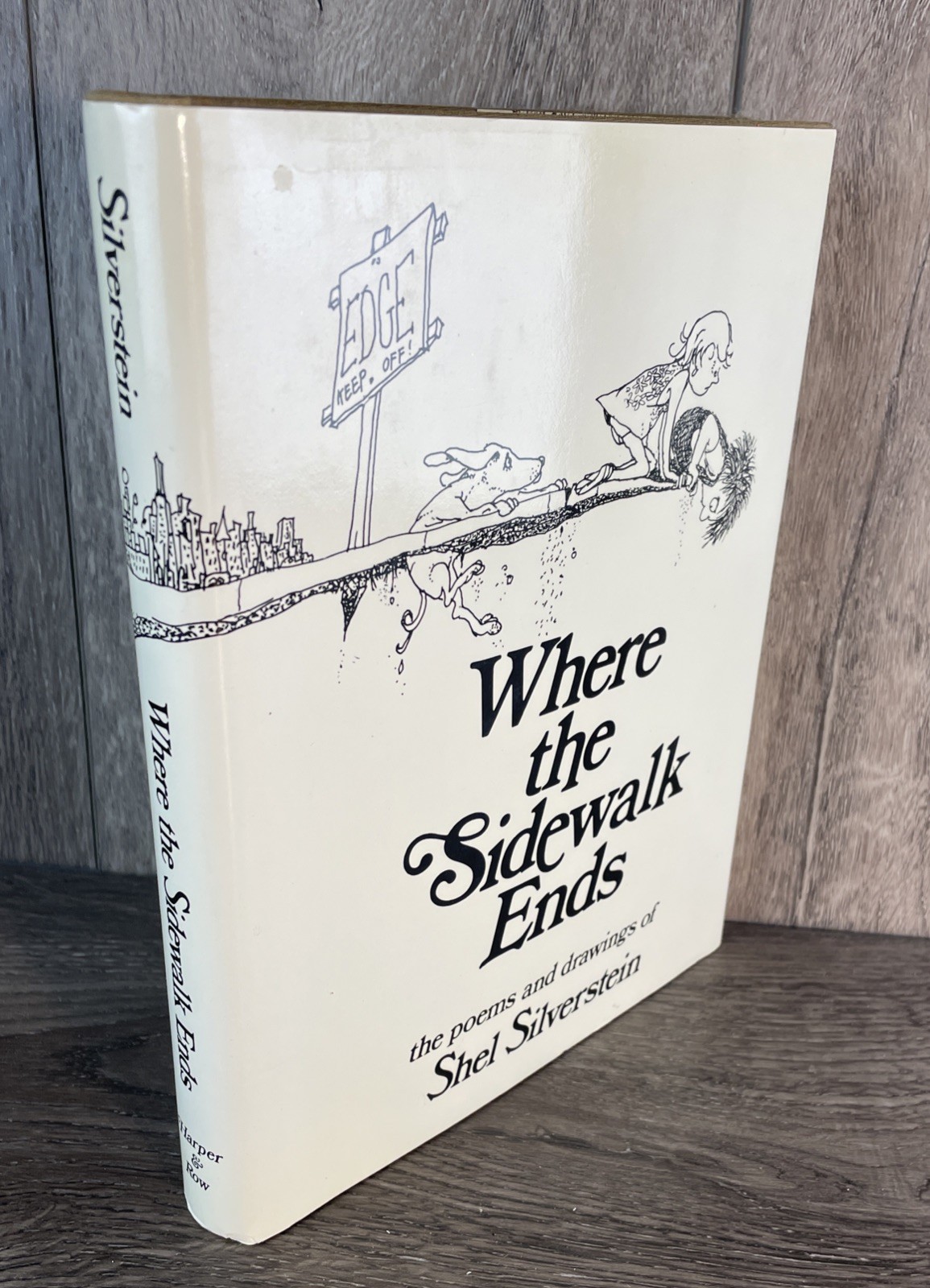 Where the Sidewalk Ends by Shel Silverstein. 1974. First Edition Poems Excellent