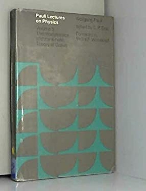 Pauli Lectures on Physics Hardcover