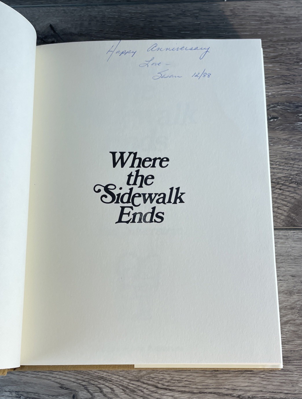 Where the Sidewalk Ends by Shel Silverstein. 1974. First Edition Poems Excellent
