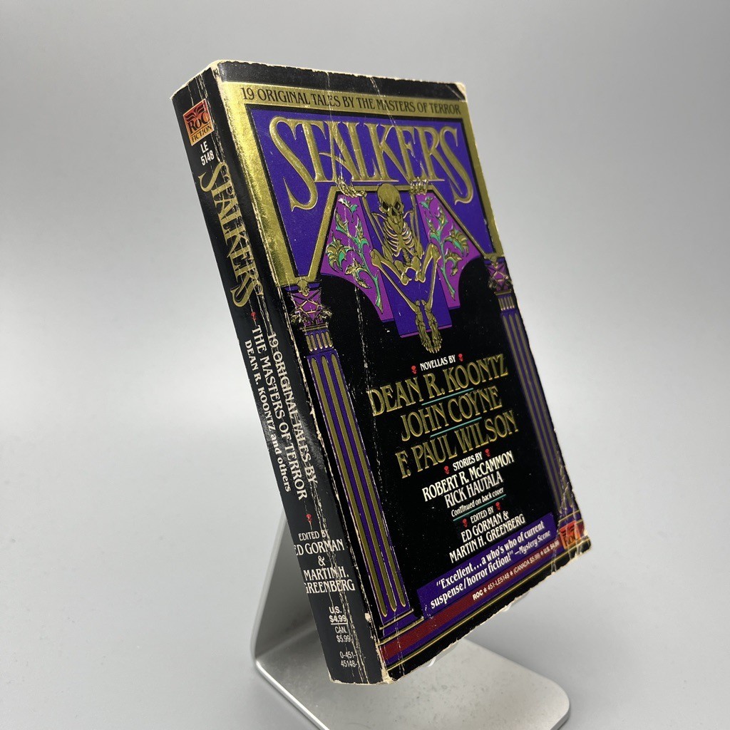 Stalkers Vtg Horror Anthology Paperback Book 1st Roc 1992 Robert McCammon Stoker
