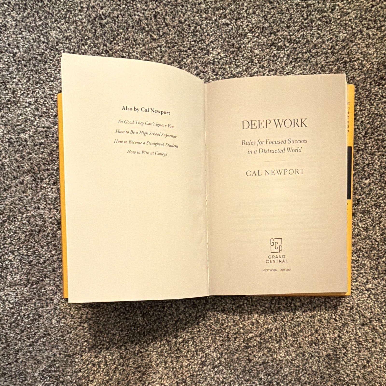 Deep Work: Rules for Focused Success in a Distracted World by Cal Newport PB