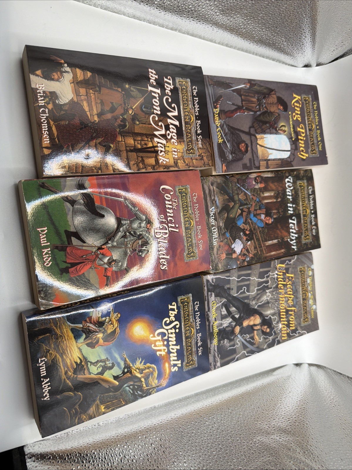 TSR D&D Forgotten Realms The Nobles Complete Set – 6 Books – Good 1st Printing
